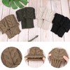 XEPST 4 Pairs of Winter Leg Warmers Women's Knitted Leg