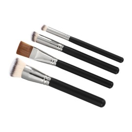 Healeved 4pcs Makeup Brush for Foundation and Concealer Application Multi-functional Cosmetic Tools for Women Blending Brushes for Liquid and Powder Makeup Practical
