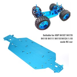 RC Car Metal Chassis, Aluminium Alloy Remote Control Vehicle Upgrade Parts for HSP 94107 94170 94118 94111 RC Truck