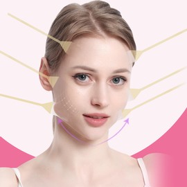 Face Lifting Tape, Face Lifting Sticker, Eye and Face Lifting Tape, Face Lift Patch Tools for Lifting Face Neck Wrinkles Women Skin Care (4pcs bands, 20pcs tapes)