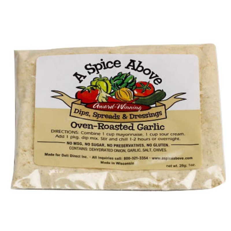 A Spice Above 8 Pack Variety of Dips, Gluten Free,