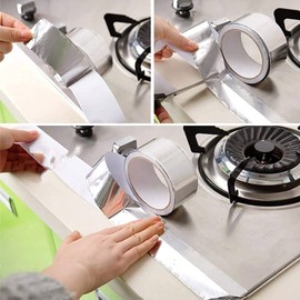 ROSEUP Aluminum Tape,Silver Tape, Insulation Tape, Foil Tape,Excellent Sealing & Patching Hot and Cold HVAC,Suitable for Metal Repair, 50mm X 20m