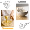 Manual Whisk Egg Beater, Stainless Steel Anti Hand Push Egg