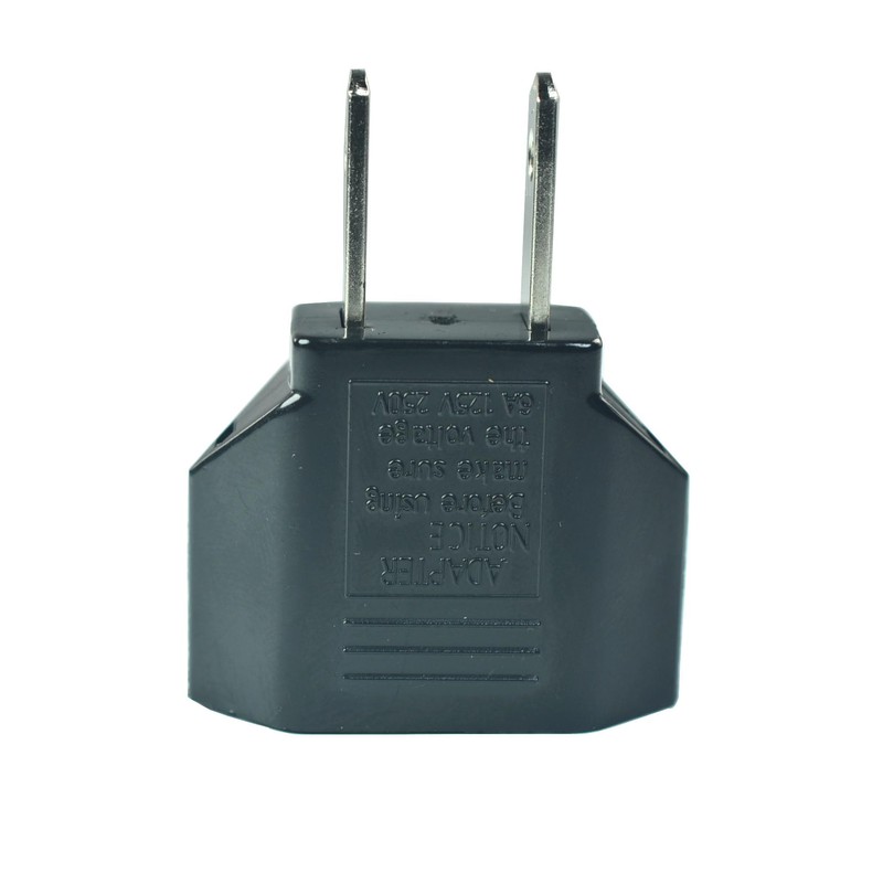 WPJCS EU to US Travel Plug Adapter, Socket Power Converter,Light,