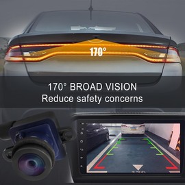 SHOZHO Backup Camera Rear View Camera 56038990AB Compatible with Dodge Dart 2013 2014 2015 2016, Park Assist Camera Replaces# 56038990AC 1WY78GW7AA 56038990AA