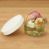 三好製作所 GEL-COOL ランチボックス 保冷剤一体型 ラウンド ミルクホワイト 0101-0053