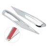 2pcs Front Fog Light Cover Trim Silver Fog Lamp Bezel