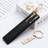 Pen Case, Cowhide Leather, Pen Holder, Pen Holder, Slim, Simple,