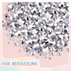 21000Pcs Resin Rhinestones for Bedazzling with 3Pcs B7000 Jewelry Glue,