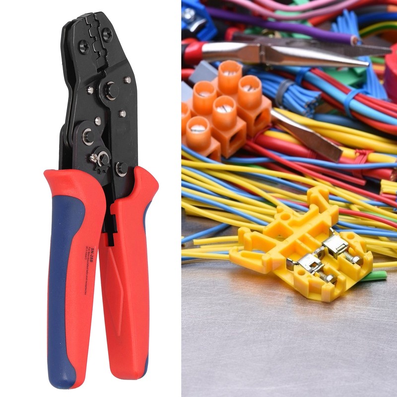 SN28B Wire Crimper Stripper Mini HighCarbon Steel Cable Stripping Pliers