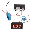 Current Meter, DC Ammeter with Hall Sensor LED Digital Display