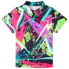 uideazone 80s 90s Shirts for Boys Size 11-12 Tropical Hawaiian
