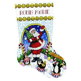 Design Works Crafts Cross Stitch Stocking Kit, Various