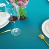 FOLINS&HOME 2 Pack Teal Round Tablecloth - 60 Inch Waterproof