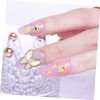 Minkissy 3pcs DIY Nail Art Charms Rivet Studs Ocean Series