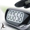 Large LED Display Digital Pedometer - Black (Health & Fitness) Steps