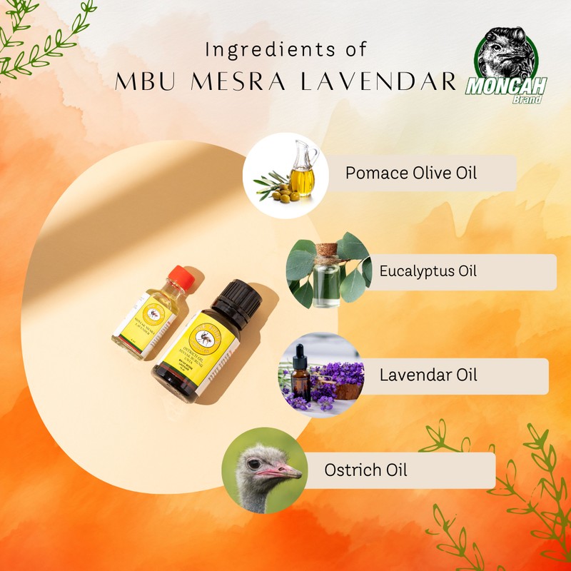 Ostrich Oil Mesra Lavender- Aroma Lavender