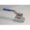 MONVA 3 WAY L-Ball 1/2'' NPT Stainless Steel Ball Valve