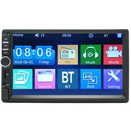 SoundXtreme ST-X6400BT MP5 7" Touch Screen Double Din Car Stereo Radio Work with Bluetooth