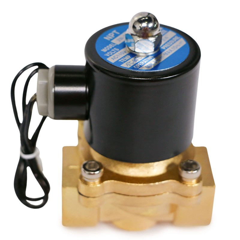 U.S. Solid Solenoid Valve 3/4 Inch Zinc-Alloy 24V DC Electric