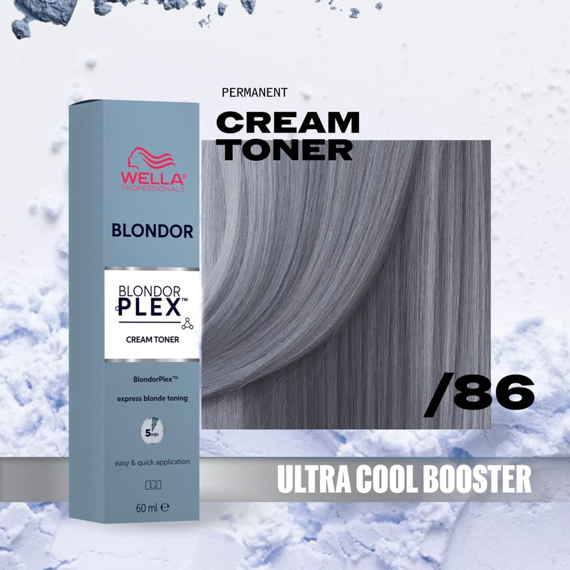 Wella Professionals BlondorPlex Cream Toner / 86 Ultra Cool Booster