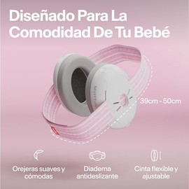 Alpine Muffy Baby - Protección auditiva para bebés y niños pequeños de hasta 36 meses, certificado CE y ANSI, orejeras de reducción de ruido, contra d