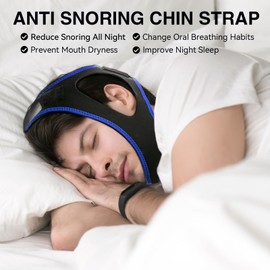 Anti Snoring Chin Strap for Sleeping, Simple & Effective Stop Snoring Solution, Anti Snoring Devices for Men & Women, 2PCS