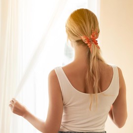 6 Pcs Hair Clips Large Butterfly Hair Clips for Thick Hair No Slip Strong Hold Big Shining Butterfly Hair Claw Clips for Women and Girls Hair Accessories (Style 1, Pack of One)