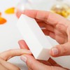 Bloque de uñas de color blanco, paquete de 12 unidades