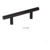 Herrajes Guerrero Jaladera En Barra 15.6 Cm Acero Inox Negro