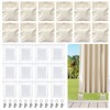 12 Pack Outdoor Curtain Weights, 16oz Drapery Weight Bags with