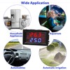 4 Pieces 12V Electronic Temperature Controller Programmable -50 to 110