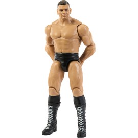 Mattel WWE Action Figure, Series #145 Gunther 6-inch Collectible with 10 Articulation Points & Life-Like Look