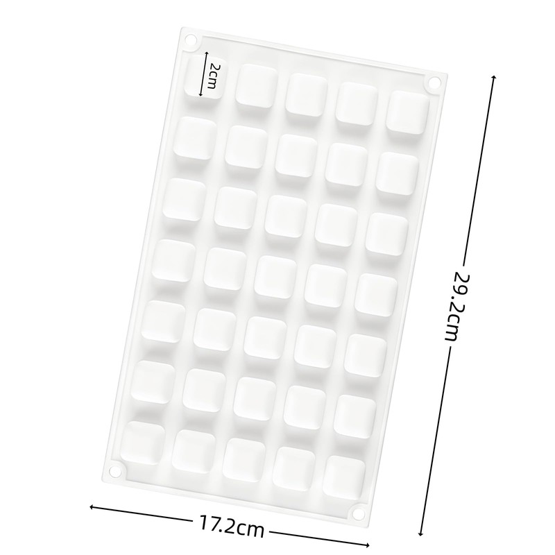 RuiChy チョコレート型 シリコンモールド シリコン 型 ゼリー型 お菓子型 ムース型 プリン型 35穴