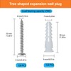 ZUYUEE 240-Piece Dowels and Rustproof Screws Set, (7 x 30
