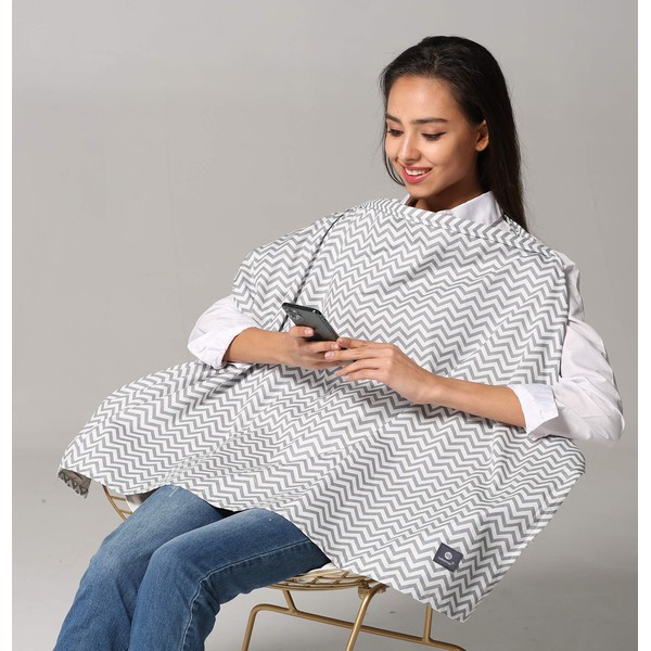 Radia Smart 5G Anti-Radiation, EMF Protection Radiation Shielding Breastfeeding Nursing Cover, 30 x 35"