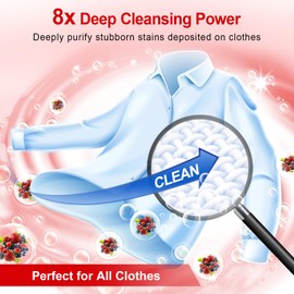 Binbata Laundry Detergent Sheets, Up To 128 Loads Berry Scent Hypoallergenic Eco-Friendly, Biodegradable Plastic Free Liquidless Laundry Sheets Suitable for Sensitive Skin