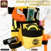 GRAINTEX CS2465 10 Pocket Finisher Tool Pouch Yellow Color Rip-stop