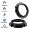6 Pack Black Lampshade Reducer Ring, E27 Lamp Shade Adaptor