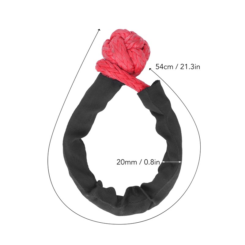 Soft Shackle 20mm 41000 LBS Break Strength Recovery Rope Shackle
