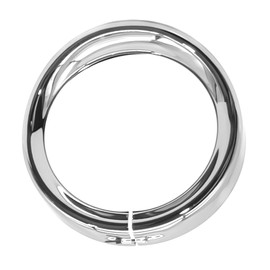 Americruise 7'' Harley Headlight Trim Ring Headlight Visor Motorcycle Headlamp Ring Cover commpatiable for Road King Heritage Softail Touring Electra Glide（Chrome)