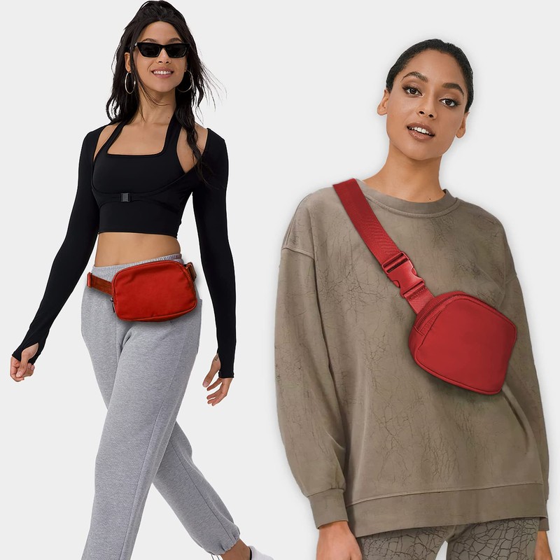 Mini Belt Bag for Women and Men with Adjustable Strap