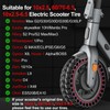 BANGTING 2PCS 60/70-6.5 Scooter Tire, 10x2.5 inch Tire Solid for