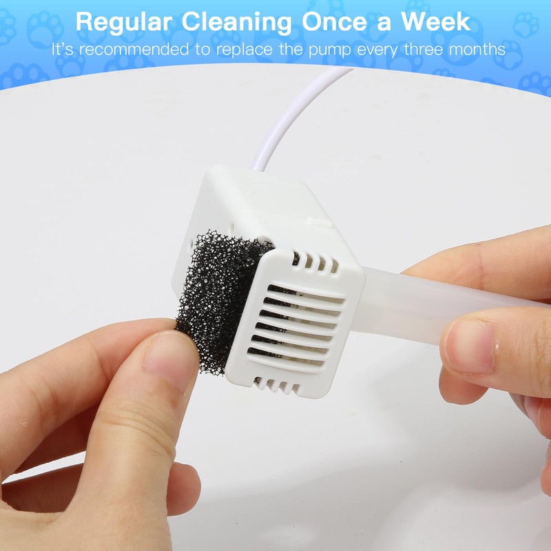 Cat Water Fountain Pump for Battery Operated Cat Water Fountain