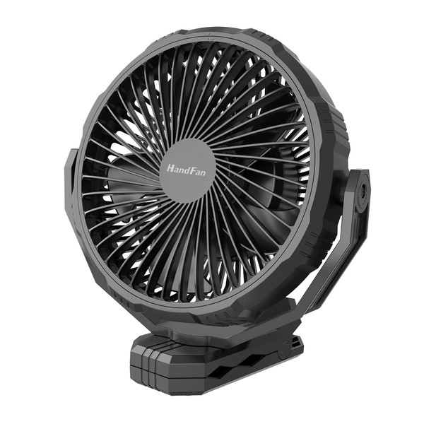 HandFan Upgraded Golf Cart Fan-10000mAh Portable Strengthen Clip on Fan