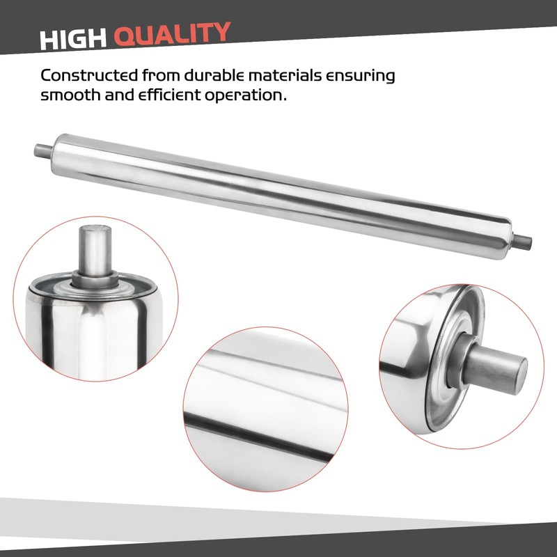 Stainless Steel Conveyor Roller, 1.5"Ø 16" Length Heavy Duty Gravity