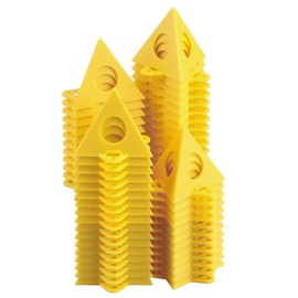 50pcs Painter's Painting Stands Pyramids,Painters Pyramids Stands,Painters Pyramids,Mini Triangle Cone Paint Stands Tripods for Door Risers Support, Painter Elevated, Cabinet Pouring Accessories