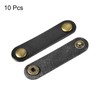 MECCANIXITY Pack of 10 Leather Cable Straps Cord Organizer 63x16mm