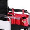 Wheelchair Side Bag with Cup Holder,Wheelchair Armrest Accessories Pouch Storage