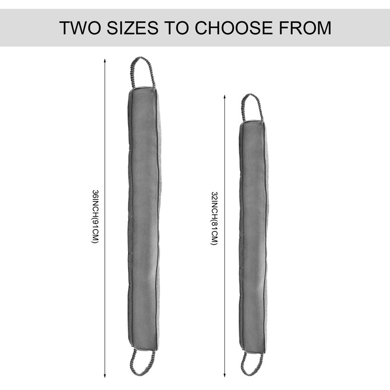 Under Door Draft Stopper-Weighted Door Draft Bottom Weather Stripping Noise